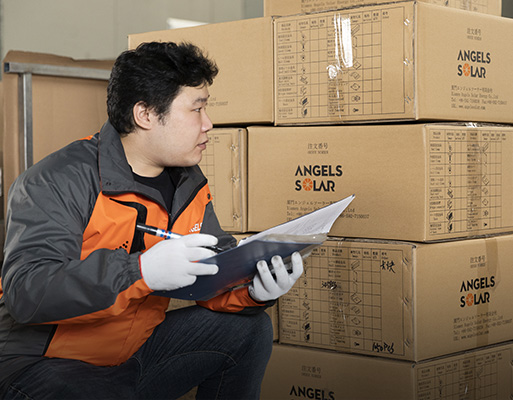 angels solar packaging and shipping