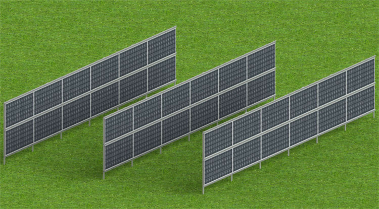 bifacial mounting system